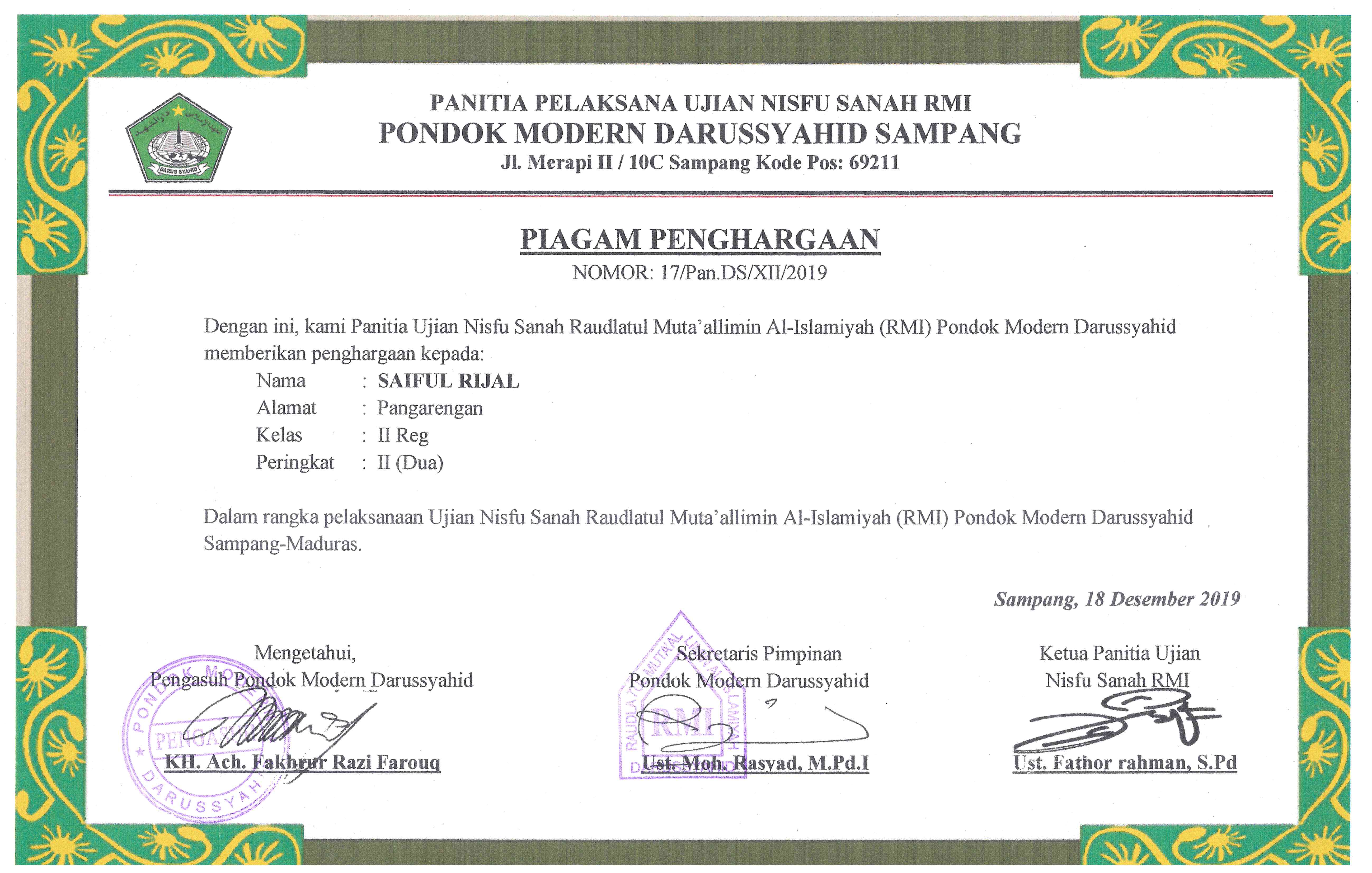 Piagam 2