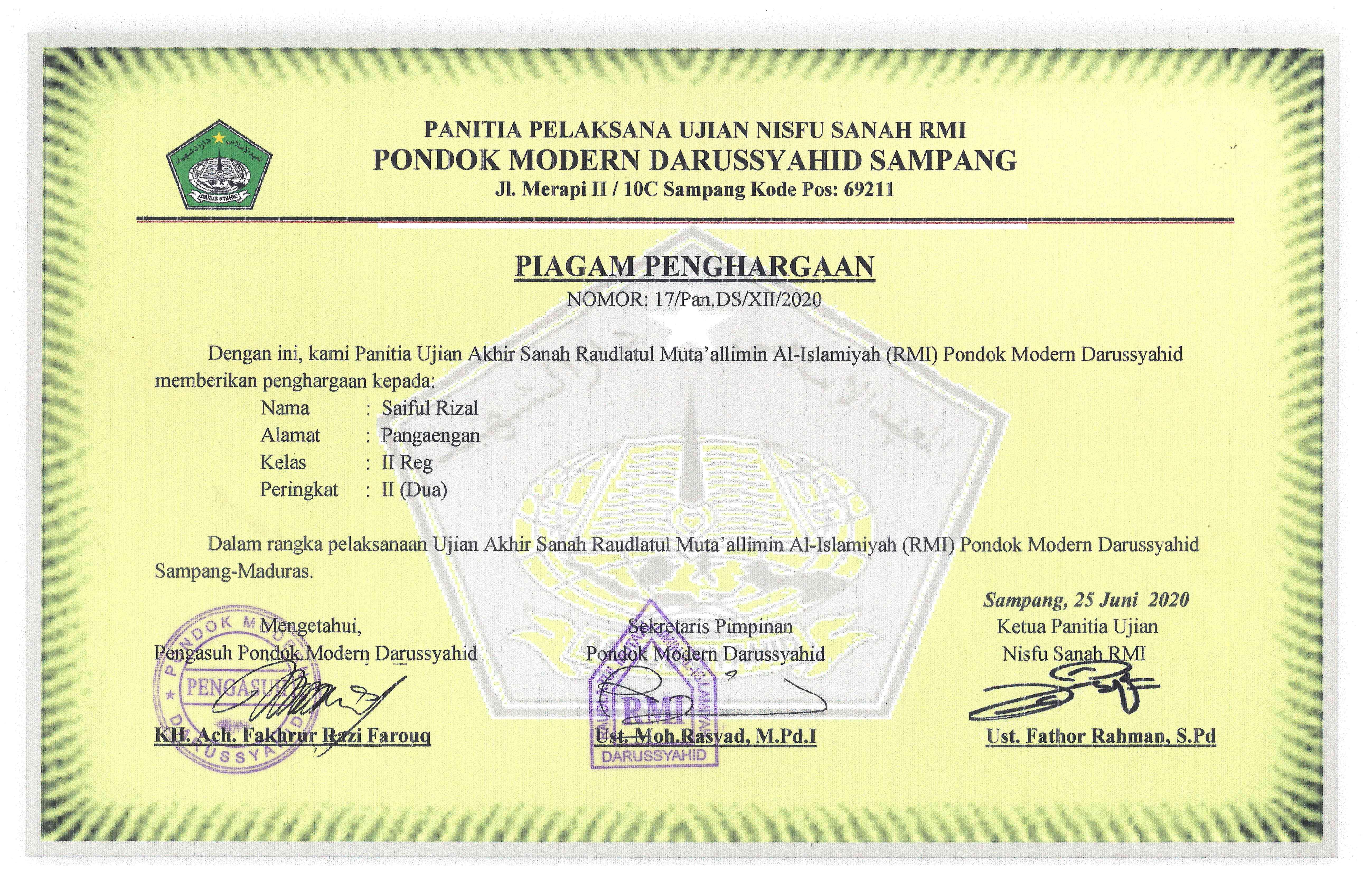 Piagam 3